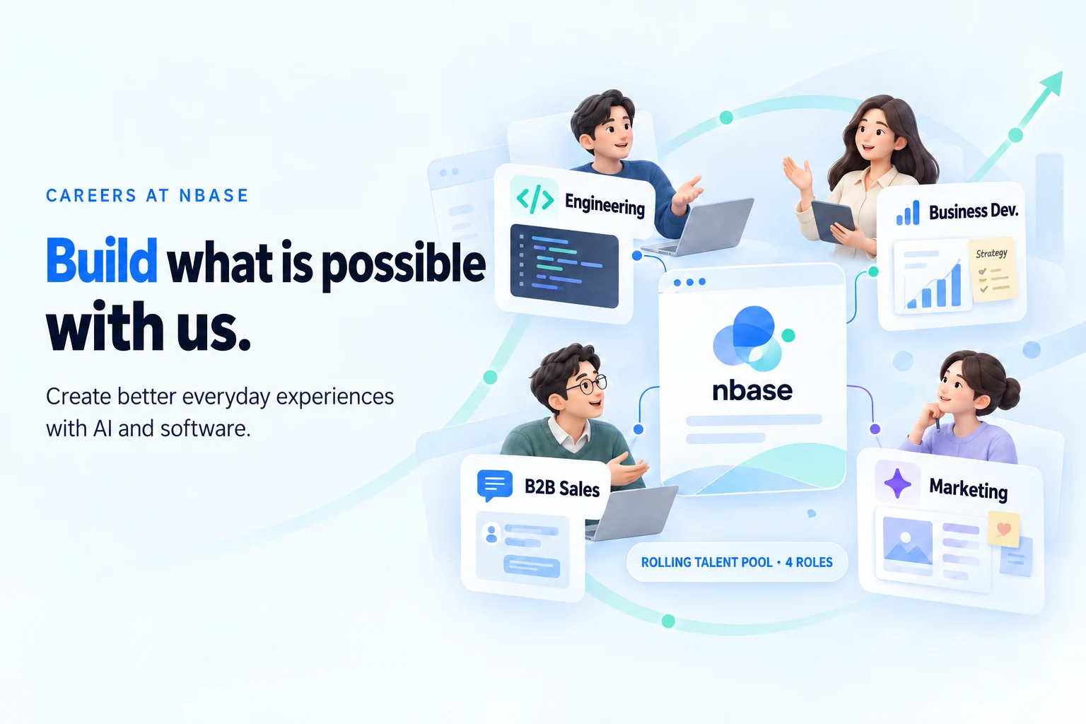 Build what is possible with us. Join us in creating better everyday experiences with AI and software. We are looking for people who find meaningful problems, work beyond role boundaries and follow through to solutions.